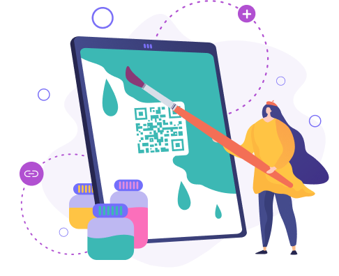 מקום לקוד QR