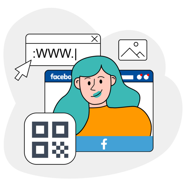 Create QR code for Facebook page